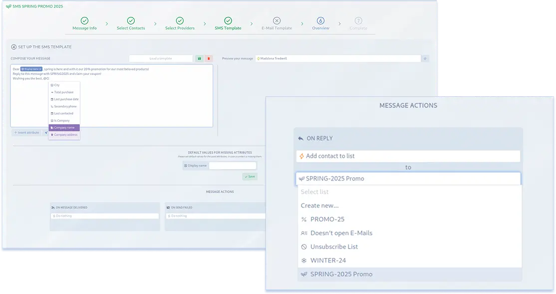 Messaging Feature